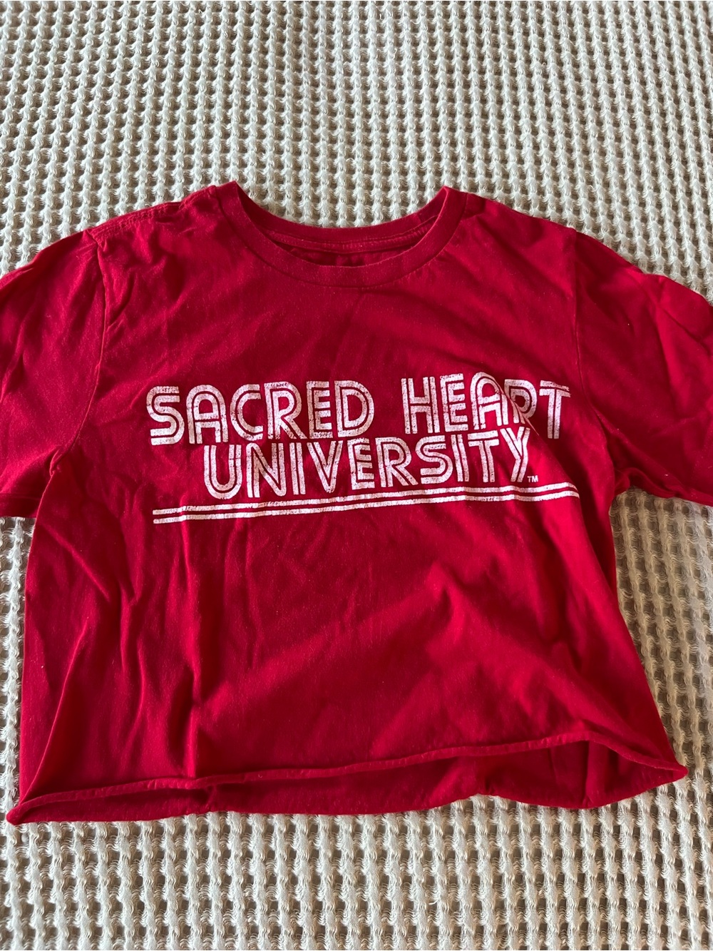 MV Sport Red Graphic Tee with Black Logo
